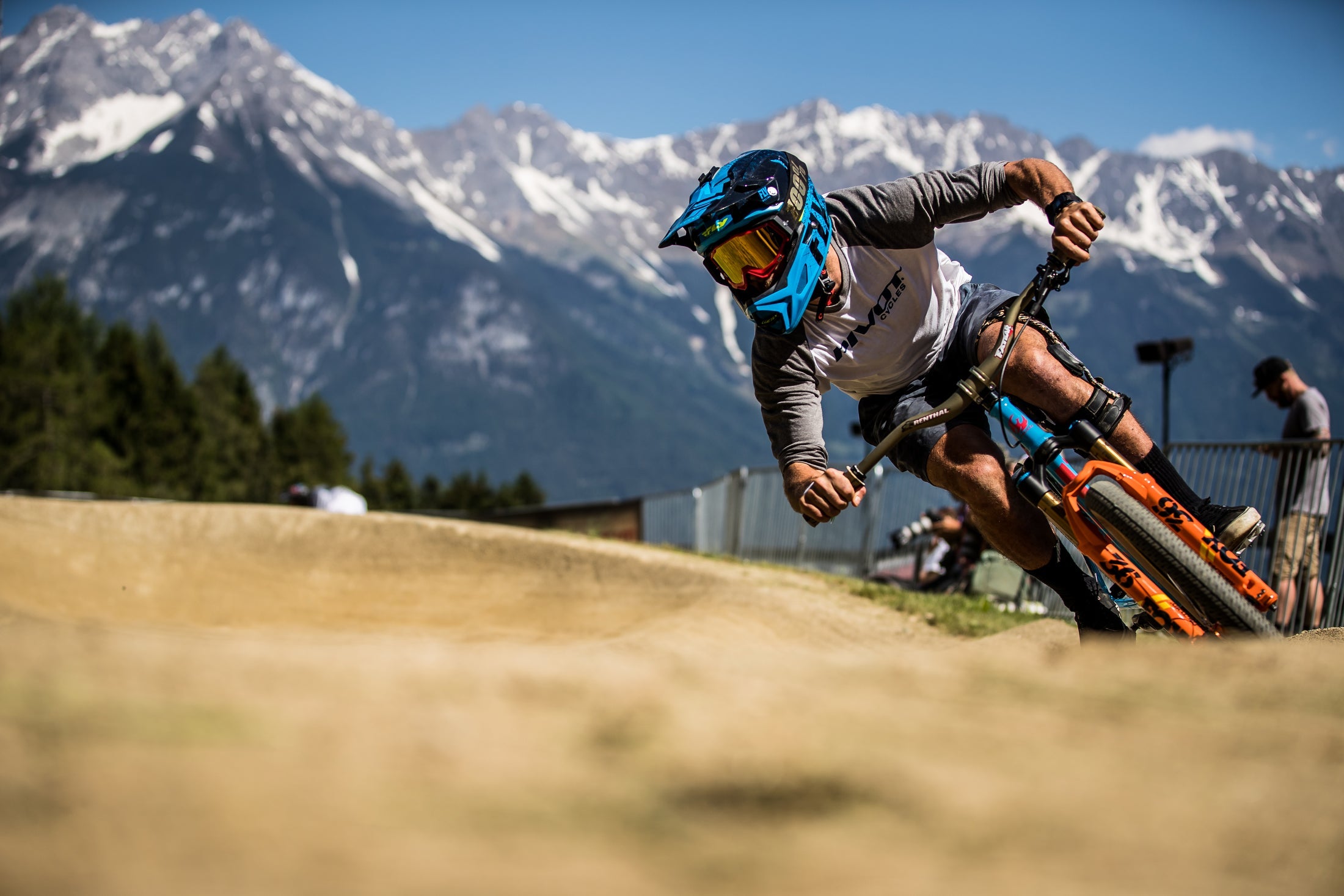 The Pivot Factory Racing Team At Crankworx Innsbruck