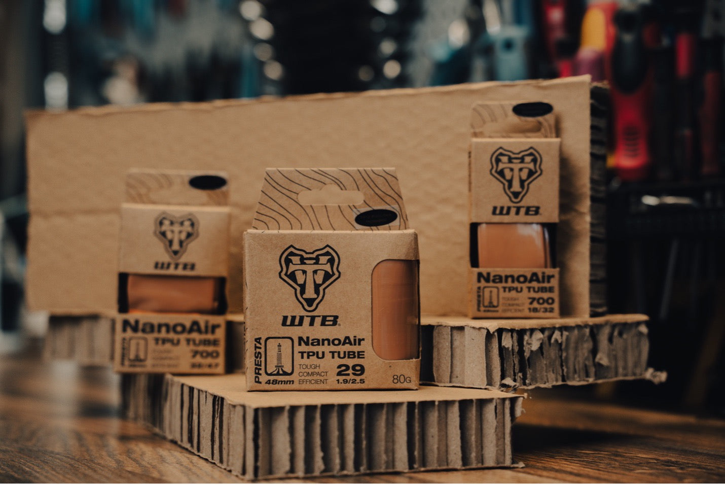 NanoAir TPU Tubes are compact and 50% lighter than traditional butyl tubes