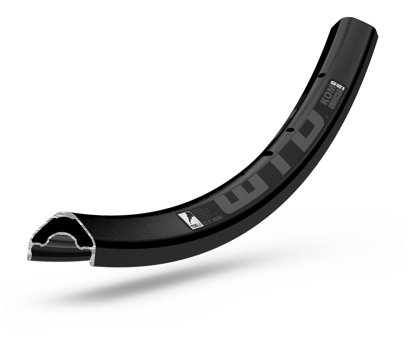 KOM Light i25 27.5" TCS 2.0 Rim, 32 hole Black, PV